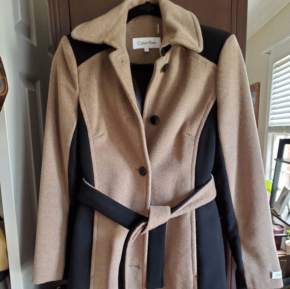 Calvin Klein wool coat brand new with tags